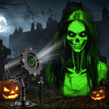 Load image into Gallery viewer, Halloween Skull Projector Light with 3D Moving Ghost Effect
