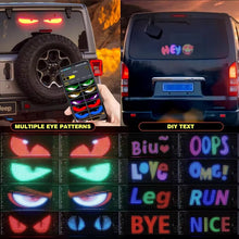 Load image into Gallery viewer, LED Devil Eyes Car Light Panel with App Control and Music Sync
