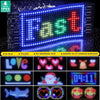 LED Devil Eyes Car Light Panel with App Control and Music Sync
