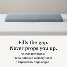 Load image into Gallery viewer, Memory Foam Lumbar Support Pillow with Tapered Edges and Slow Rebound
