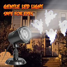 Load image into Gallery viewer, Halloween Ghost Projector with 6 Moving Ghosts and Rotating Head
