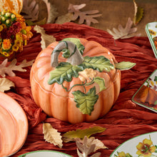 Load image into Gallery viewer, Pumpkin Soup Bowls with Lids and 24 Ounce Capacity Set of 2 for Fall Dinners
