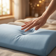Load image into Gallery viewer, Memory Foam Lumbar Support Pillow with Tapered Edges and Slow Rebound
