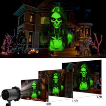 Load image into Gallery viewer, Halloween Skull Projector Light with 3D Moving Ghost Effect
