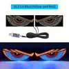 LED Devil Eyes Car Light Panel with App Control and Music Sync