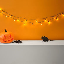 Load image into Gallery viewer, Orange Halloween Fairy Lights for Party Areas and Roof Gutters
