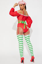 Load image into Gallery viewer, Womens Baker Costume Set with Top Panty and Apron for Halloween
