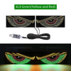 LED Devil Eyes Car Light Panel with App Control and Music Sync