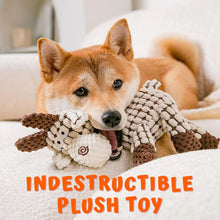 Load image into Gallery viewer, Dog Toy with Squeaker and Reinforced Plush Fabric for Active Chewers

