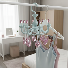 Load image into Gallery viewer, Retro Crystal Decorative Frame and Clothes Hanger Set
