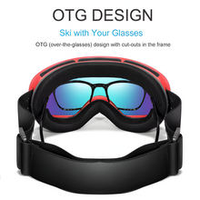 Load image into Gallery viewer, Outdoor Sports Snow Goggles with Anti Fog UV400 Protective Lens
