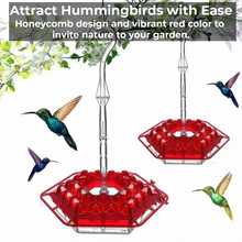 Load image into Gallery viewer, Ant-Proof Hummingbird Feeder with 30 Bee-Resistant Ports
