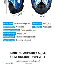 Load image into Gallery viewer, Full Face Anti Fog Underwater Scuba Diving Mask 4.9/5 by 3,827 Verified Customers
