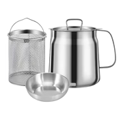 Load image into Gallery viewer, 2-in-1 Stainless Steel Deep Frying Pot
