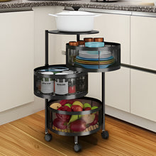 Load image into Gallery viewer, 360° Rotating Multi-Layer Kitchen Round Storage Rack
