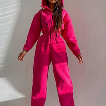 Load image into Gallery viewer, Basic Hooded Jumpsuit
