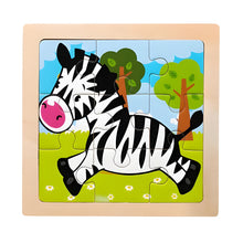 Load image into Gallery viewer, Montessori Wooden Puzzle for Early Learning, Shapes and Colors
