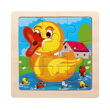Load image into Gallery viewer, Montessori Wooden Puzzle for Early Learning, Shapes and Colors
