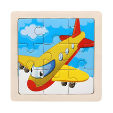 Load image into Gallery viewer, Montessori Wooden Puzzle for Early Learning, Shapes and Colors
