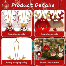 Load image into Gallery viewer, Christmas Elk Ball Ornaments
