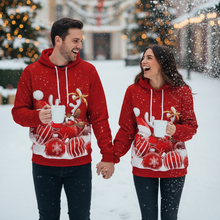 Load image into Gallery viewer, Christmas Cartoon Elk 3D Print Hoodie for Men and Women
