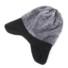 Load image into Gallery viewer, Knitted Winter Hat With Fleece Lining and Ear Covers
