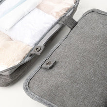 Load image into Gallery viewer, Travel Organizer for Cosmetics, Compact Water-Resistant Toiletry Bag with 4 Compartments and 360° Hook
