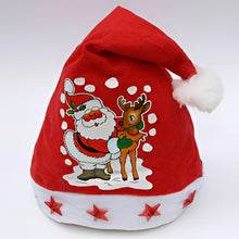 Load image into Gallery viewer, Merry Christmas LED Light Hat Santa Claus
