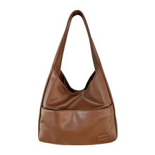 Load image into Gallery viewer, Retro Casual PU Leather Large Capacity Shoulder Tote Bag
