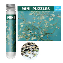 Load image into Gallery viewer, Mini Tube Puzzle of Van Gogh Starry Night, 150 Micro Piece Art Puzzle
