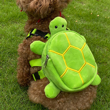 Load image into Gallery viewer, Turtle-Shaped Dog Snack Bag &amp; Pet Backpack – Soft, Portable &amp; Spacious

