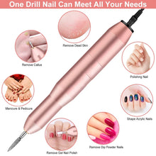 Load image into Gallery viewer, Electric Nail Drill Machine Adjustable Speed Manicure Set
