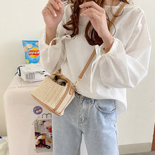 Load image into Gallery viewer, Straw Woven Mini Shoulder Messenger Bag for Summer
