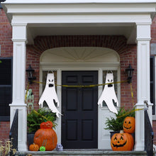 Load image into Gallery viewer, Hanging Halloween Flying Ghost Decoration with Optional LED Lights, 47 Inches Tall
