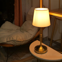 Load image into Gallery viewer, Cordless Table Lamp with Touch Dimming and Fabric Shade
