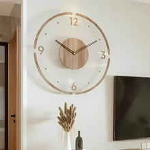 Load image into Gallery viewer, Nordic Silent Wooden Wall Clock
