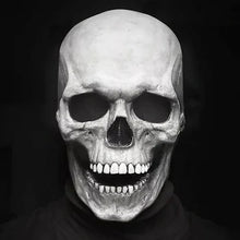 Load image into Gallery viewer, Movable Jaw Realistic Full Head Skull Mask - Human Skeleton Mask for Halloween Party
