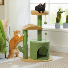 Load image into Gallery viewer, Cat Tree Design Flower Style Indoor Activity Tower
