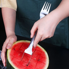 Load image into Gallery viewer, 2-in-1 Watermelon Fork Slicer
