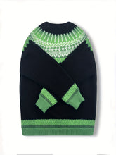 Load image into Gallery viewer, Womens Chunky Jacquard Round Neck Sweater with a Nature Inspired Pattern in Eight Colors
