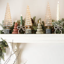 Load image into Gallery viewer, Silver Bow Taper Holder - Interior Delights
