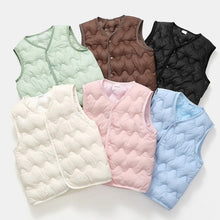 Load image into Gallery viewer, Kids Lightweight Winter Puffer Vest
