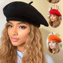 Load image into Gallery viewer, Knitted French Winter Beret Hat
