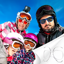 Load image into Gallery viewer, Ski Goggle Prescription Insert Frame for Myopia Glasses Wearers
