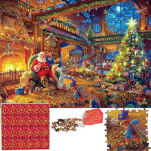Load image into Gallery viewer, Christmas Puzzle Advent Calendar with 1008 Pieces in 24 Reusable Boxes and a Poster
