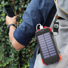 Load image into Gallery viewer, Portable Solar Power Bank with Wireless Charging
