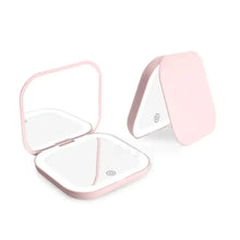 Load image into Gallery viewer, LED Portable Compact Mirror with 3 Lighting Modes
