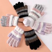Load image into Gallery viewer, Kids Knitted Winter Gloves for Boys and Girls
