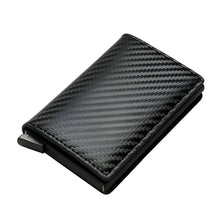 Load image into Gallery viewer, Men's RFID Wallet, Smart Pop Up Minimalist Card Holder
