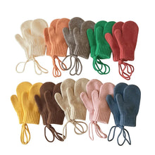 Load image into Gallery viewer, Kids Candy Color Knitted Gloves
